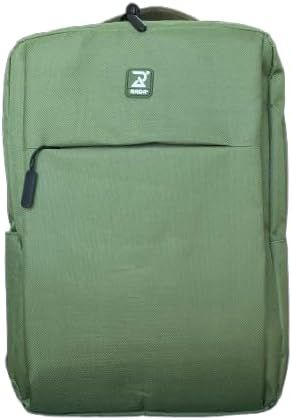 RADA Casual Laptop Backpack 17 inch - Padded Laptop/Tablet Compartment - Durable and Water-Repellent Fabric- Lightweight - Green/Olive