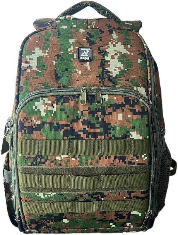 RADALIFESTYLE Rada Camera Backpack With Customizable Padded Dividers &amp; Tripod Holder With 15.6 Inch Laptop Compartment