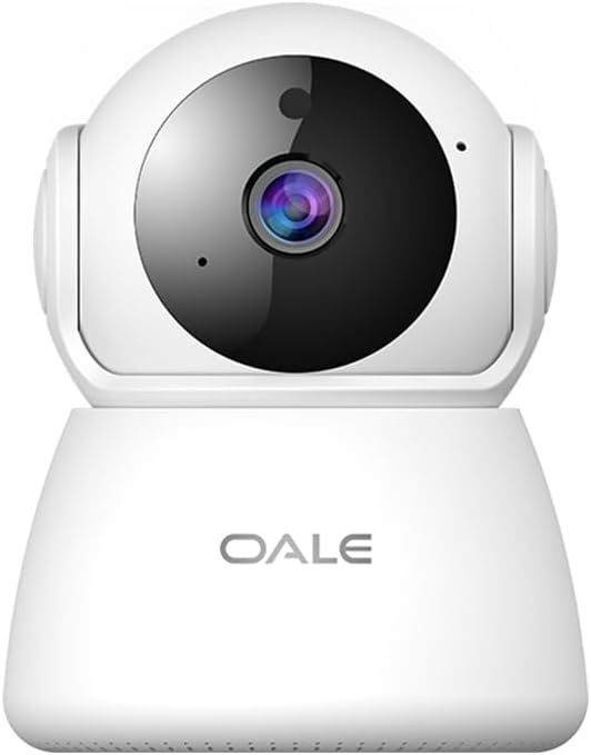 OALE iHome 01 360° Dual-Line Audio Security Camera Supports Night Vision, Motion Detection, Real-Time Voice Calls