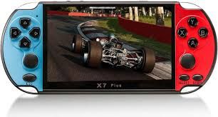 5.1inch X7 Plus Video Game Console Handheld Game Players Double Rocker 8GB Memory Built in 1000 Games MP5 Game Controller