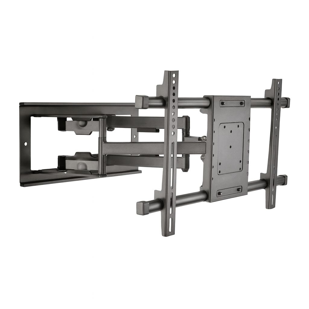 Siltron 75″–120″ Heavy-Duty Full-Motion Cantilever TV Wall Mount – Siltron LF-LCD82, Max VESA 900x600mm, Built-in Cable Management
