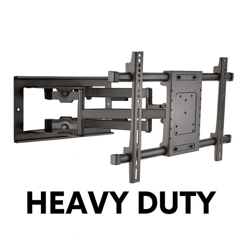 Siltron 75″–120″ Heavy-Duty Full-Motion Cantilever TV Wall Mount – Siltron LF-LCD82, Max VESA 900x600mm, Built-in Cable Management