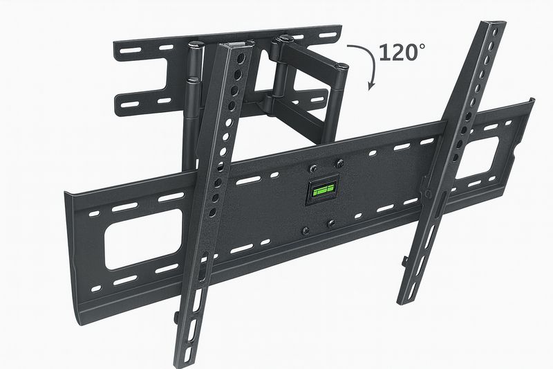 Siltron 32&quot;–80&quot; Full Motion TV Wall Mount – LF-LCD-68, 70kg Capacity, VESA 650×450mm, Tilt ±15°, Swivel 120°