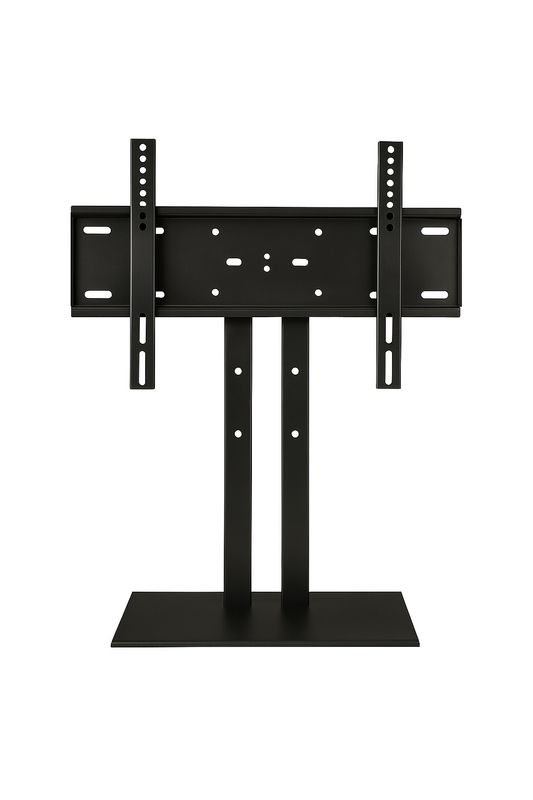 Siltron LF-DVD-900 Heavy-Duty Flat TV Desk Stand | Fits 32″–70″ TVs | Adjustable Height | Stable Base