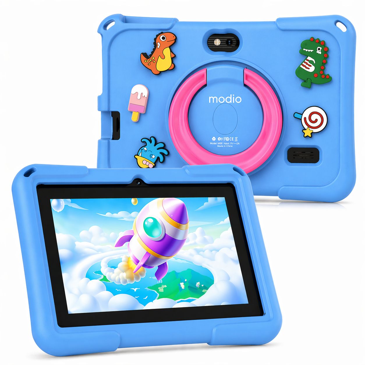 Modio M68 Tablet 7 Inch HD Display, 6GB RAM 128GB Storage, Dual Camera, 3000mAh Battery, 5G WiFi