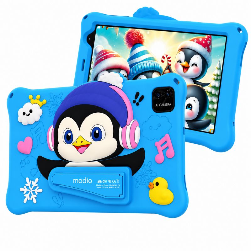 Modio M133 Tablet 8 Inch HD IPS Display | 6GB RAM + 256GB ROM | 5G WiFi  | Touch Pen | Stickers | Lanyard | Digital Watch