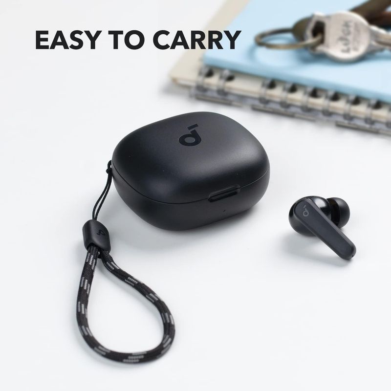 Anker Soundcore R50i Wireless Earbuds, 30H Playtime, Deep Bass, IPX5 – Black