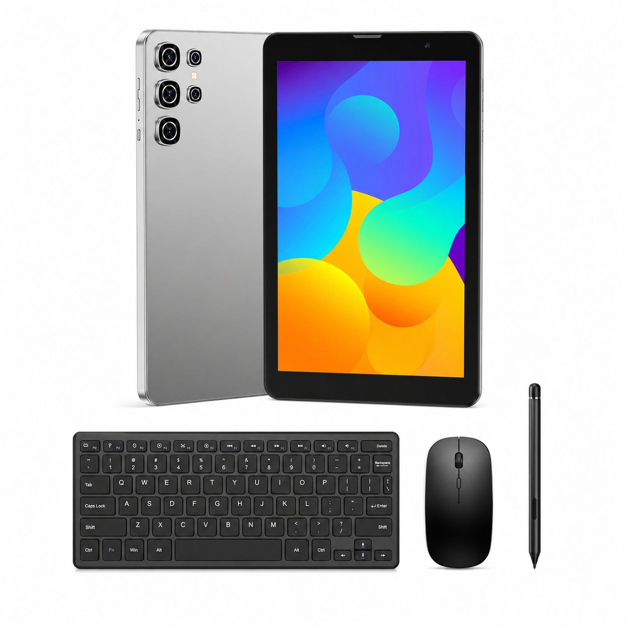 Modio M132 8-Inch Android 13 Tablet, 8GB RAM 512GB Storage, 5000mAh, Dual SIM, WiFi, Keyboard &amp; Accessories