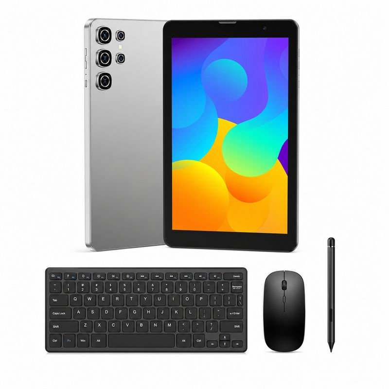 Modio M132 8-Inch Android 13 Tablet, 8GB RAM 512GB Storage, 5000mAh, Dual SIM, WiFi, Keyboard &amp; Accessories