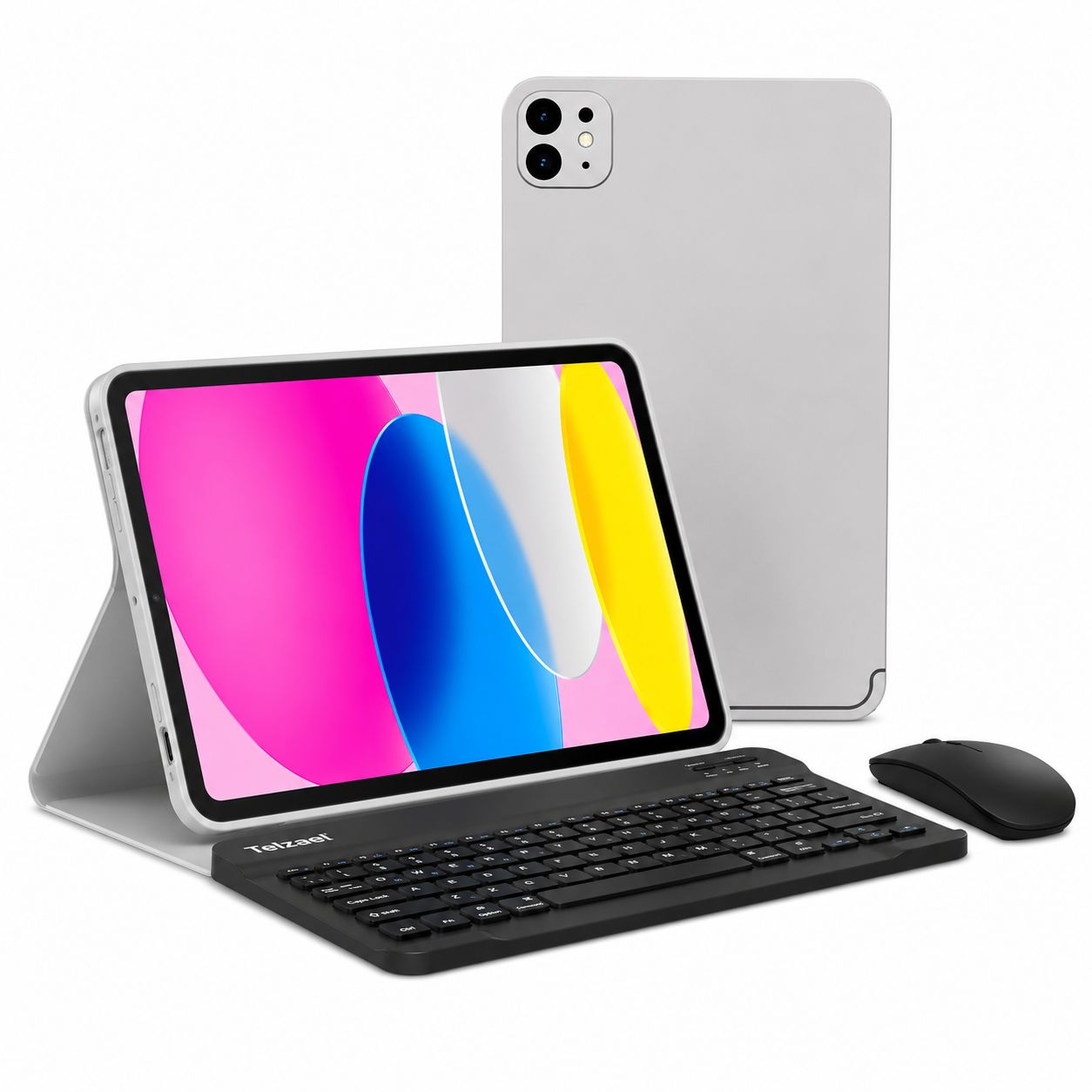 Telzeal P104 – 10.1″ IPS Tablet, 16 GB RAM &amp; 1 TB Storage, Android 13, Octa-Core, 8,000 mAh Battery, 13 MP + 8 MP Cameras