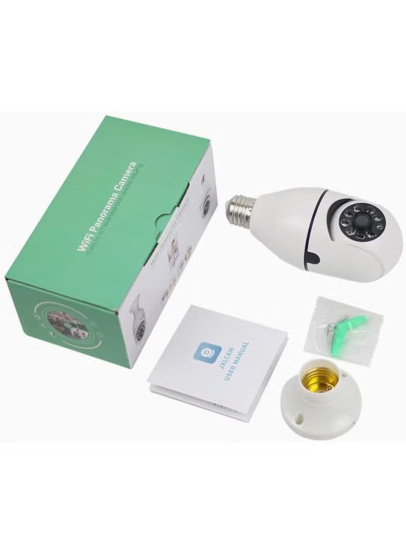 Wireless Outdoor CCTV Monitor with 360° Vision, Night Vision, Two-Way Audio, Smart Motion Detection