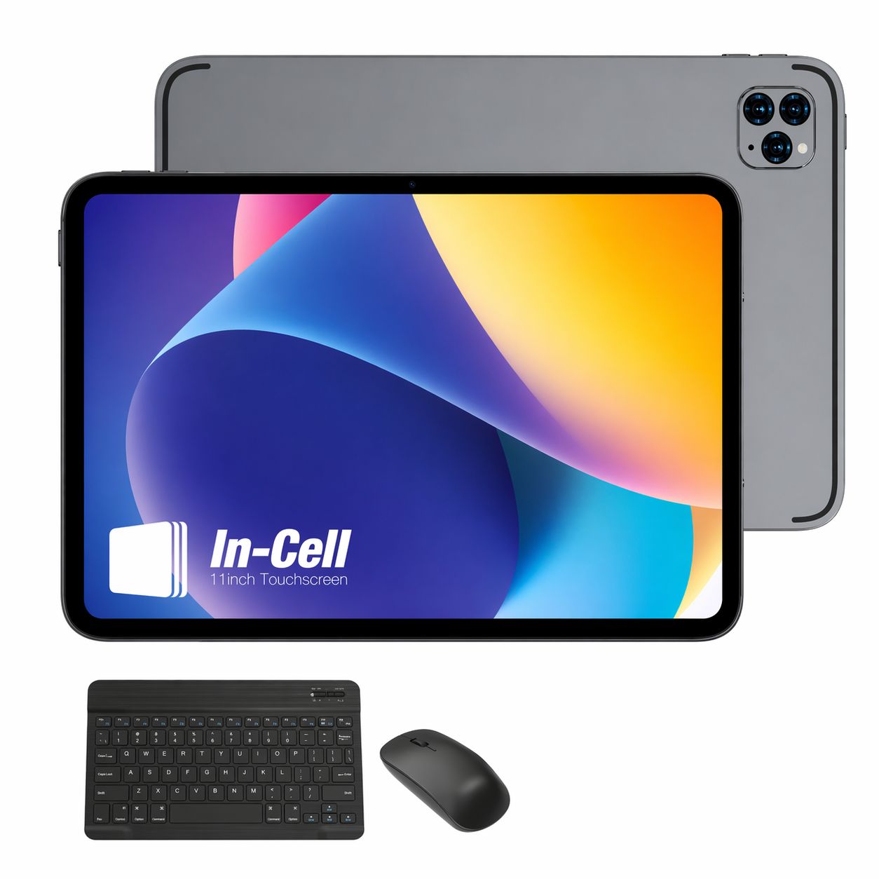 Modio M93 Tablet 11 Inch, 12GB RAM, 512GB Storage, Android 15, 10000mAh Battery, In-Cell HD Display, Dual SIM WiFi with Keyboard &amp; Mouse