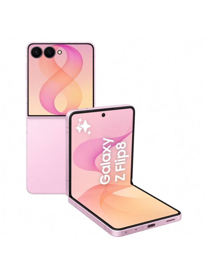 Galaxy Z Flip 8 Dual SIM Pink 12GB RAM 256GB 5G - Middle East Version