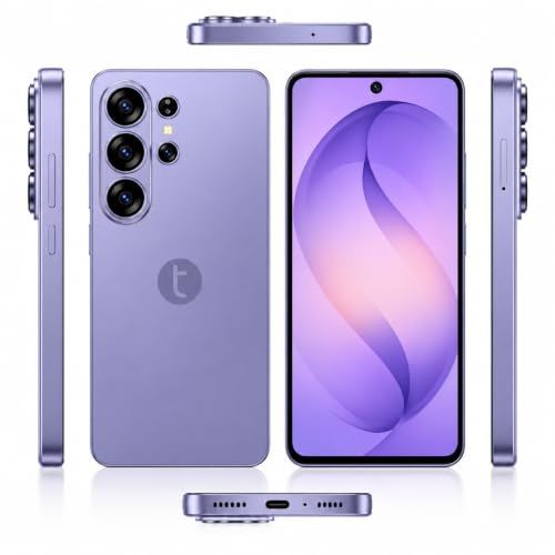 Oteeto M26 Ultra Smartphone, 6.73-inch INCELL Display, 8GB RAM, 128GB Storage, Android 16, 5000mAh Battery, 13MP Rear &amp; 5MP Front Camera, Quad-Core 2.0GHz, with Case &amp; Screen Protector