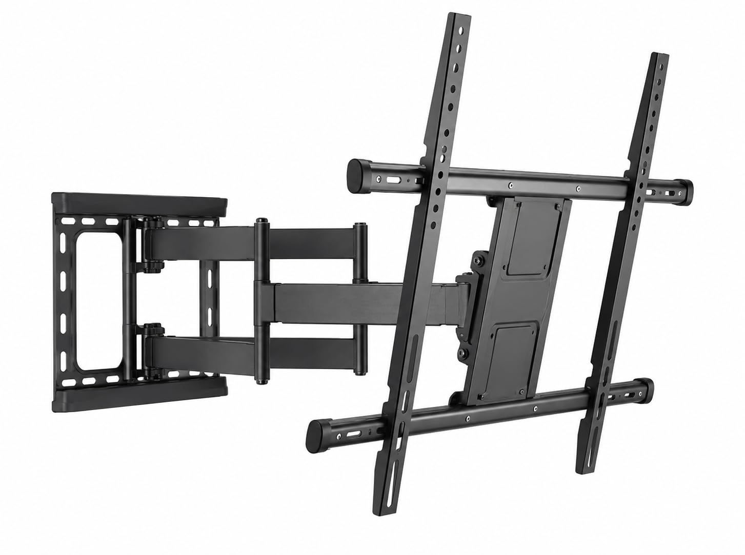 Brandtech Primestar Heavy-Duty Full Motion TV Wall Mount Bracket for 50-120 Inch LED LCD OLED QLED and Smart TVs 75 kg Capacity VESA Up to 900 x 600 mm Swivel Tilt Extend Rotate Black: Buy Online at