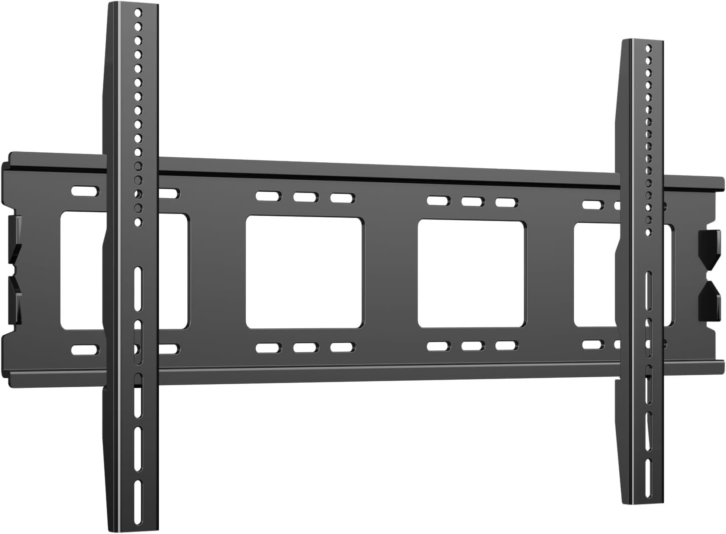 Brandtech TV Wall Mount for 50-120 Inches Ultra Strong Slim Fixed TV Bracket Heavy Duty 50KG with Wall Fixing Kit
