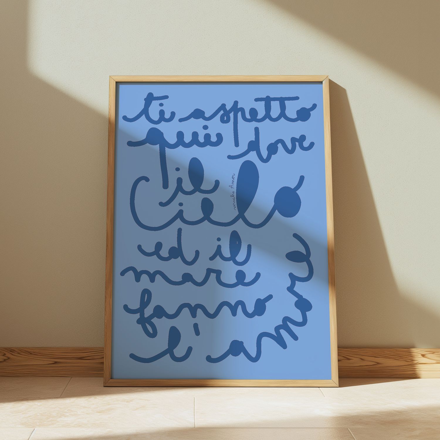 Ti aspetto qui dove il cielo ed il mare fanno l’amore