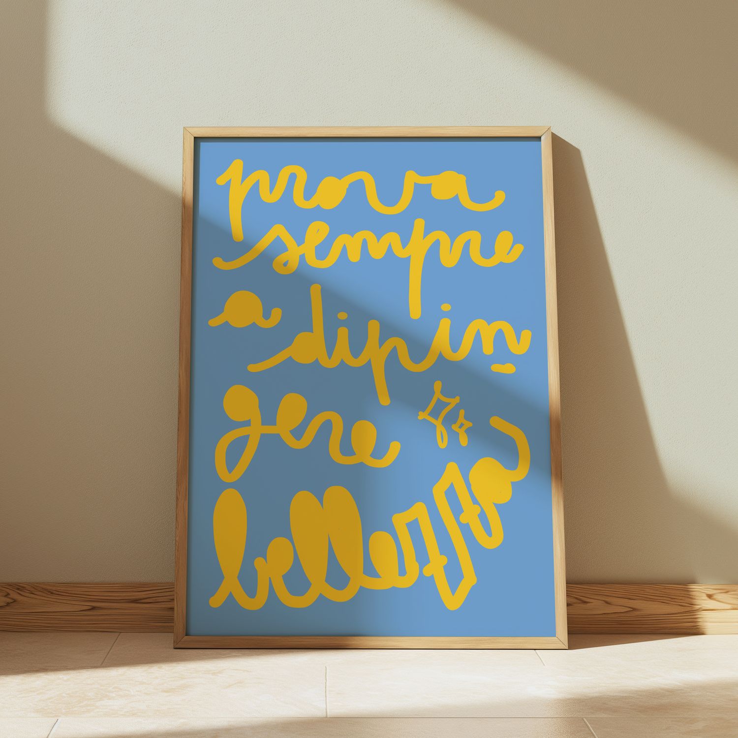 Prova sempre a dipingere bellezza