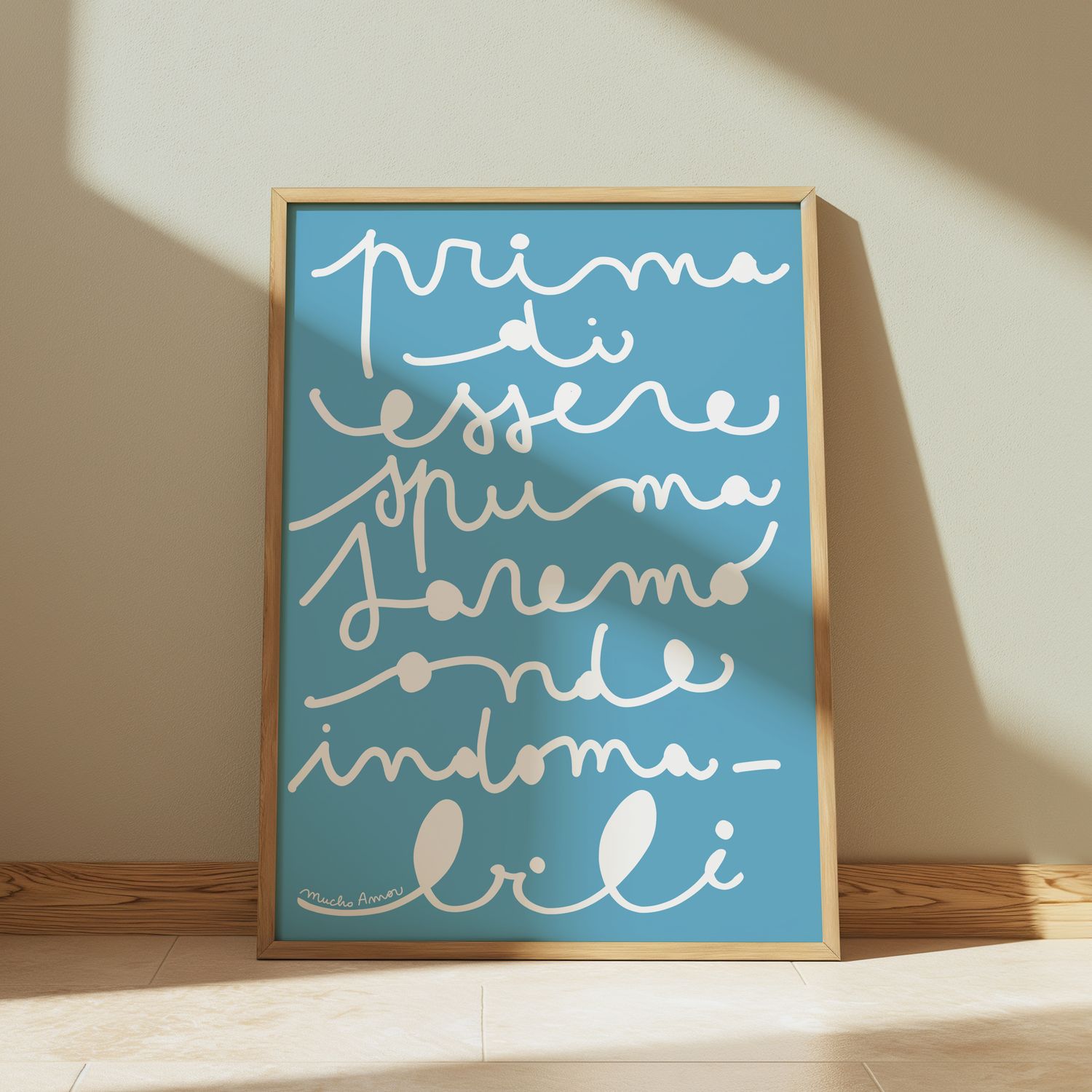 Prima di essere spuma, saremo onde indomabili