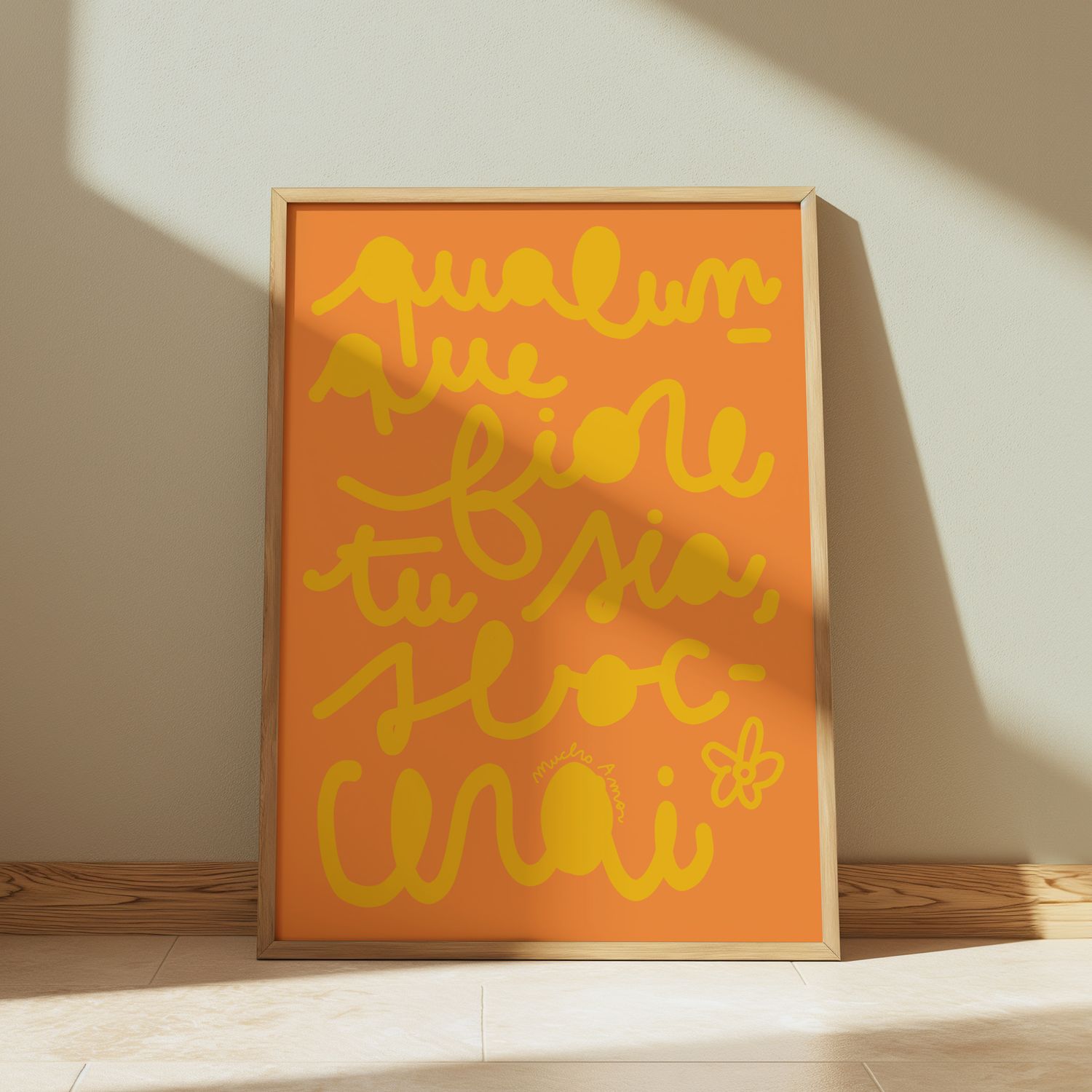 Qualunque fiore tu sia, sboccerai