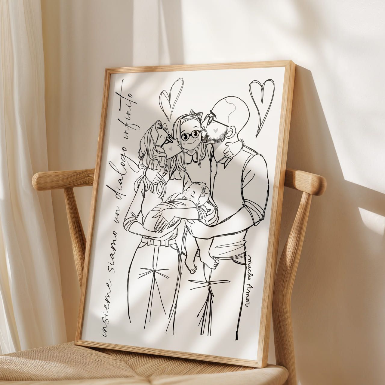 Abbraccio Illustrato