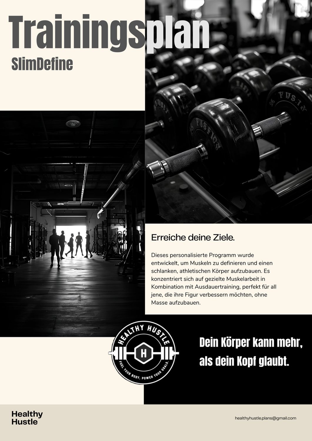 Trainingsplan "SlimDefine"