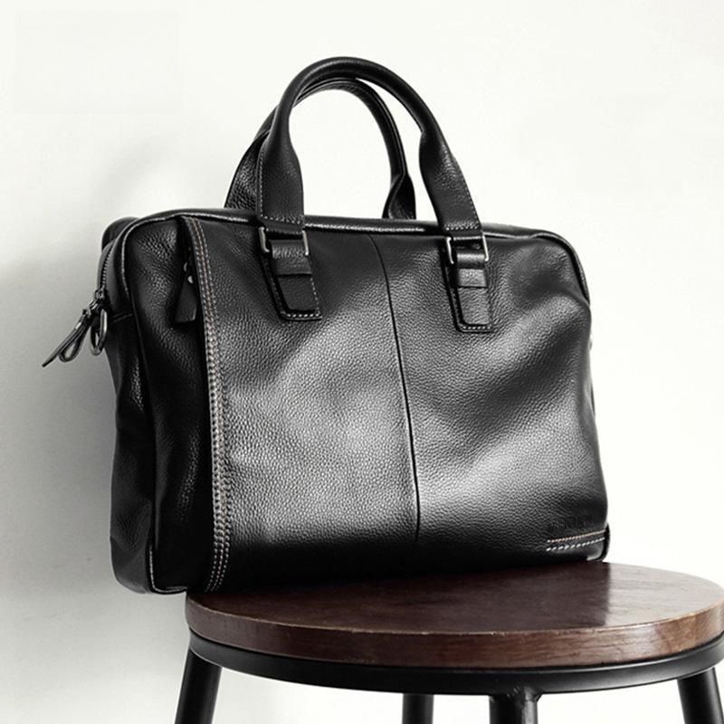 Sac à main d'affaires en cuir de vache pour Hommes et Femmes Sac à main d'affaires en cuir de vache pour Hommes et Femmes