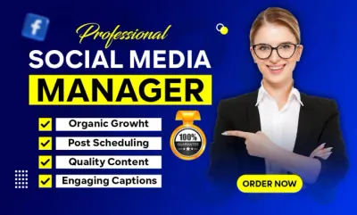 I will social media marketing service and content posting