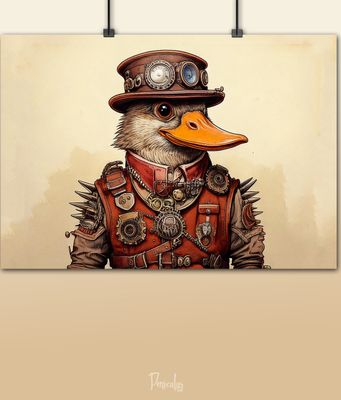 „Lord Quackington, der Dampfkapitän“