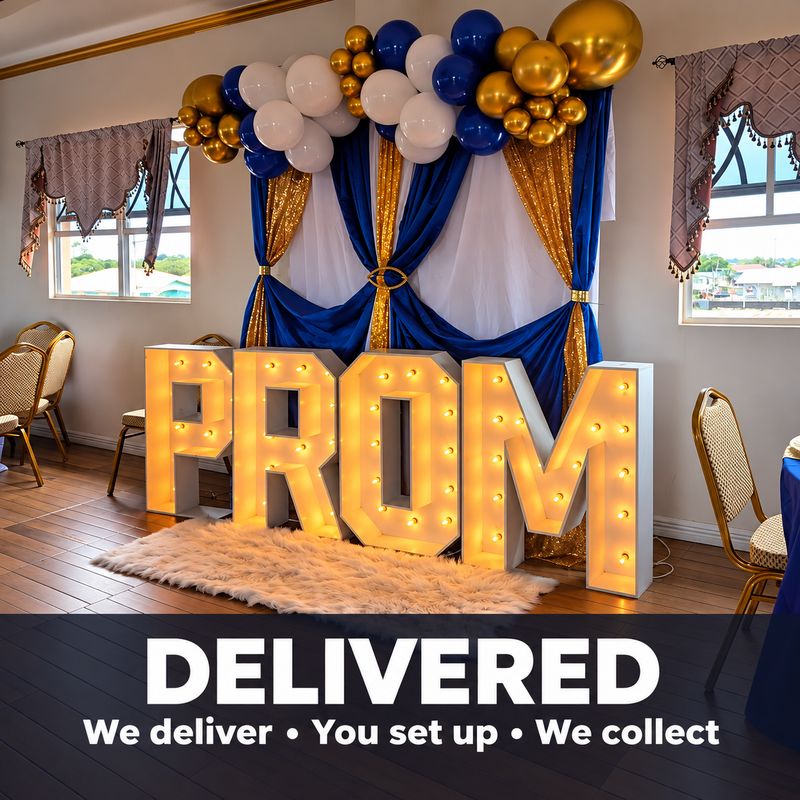 Lit Marquee Letters Rental - Delivered