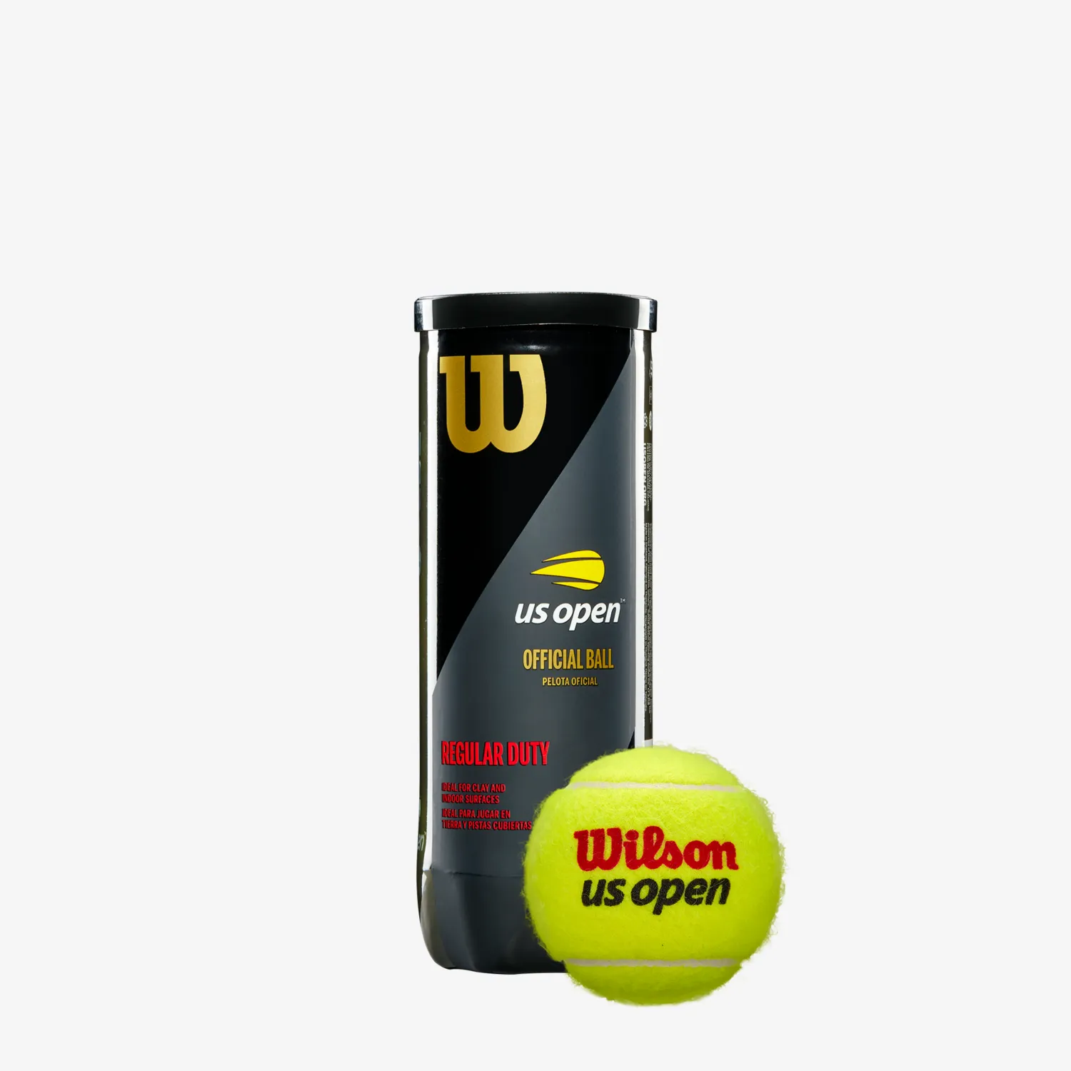 Wilson US Open Regular Duty 3 Ball Can