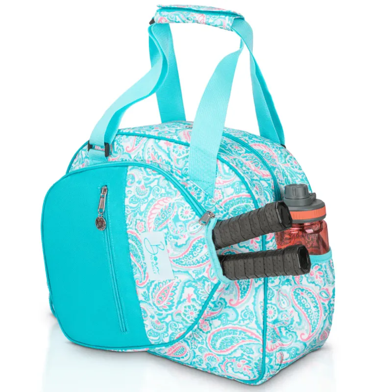 Born to Rally Pickleball Bag Paisley Print