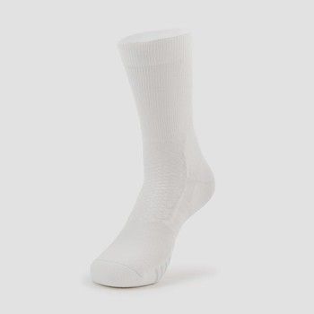 Experia PROLITE Ultra-Light Cushion Crew Running Socks | WHITE