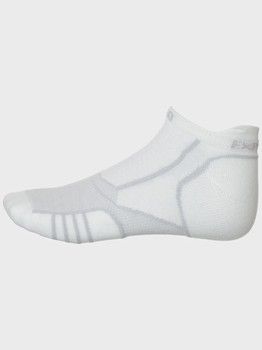 Experia PROLITE Ultra-Light Cushion Tab No-Show Socks | White