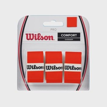 Wilson Pro Overgrip 3 Pack Burn Orange