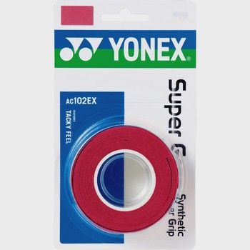 Yonex Super Grap Overgrip 3 Pack-Wine Red