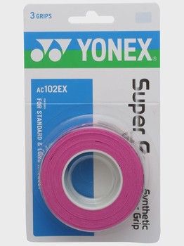 Yonex Super Grap Overgrip 3 Pack-Pink