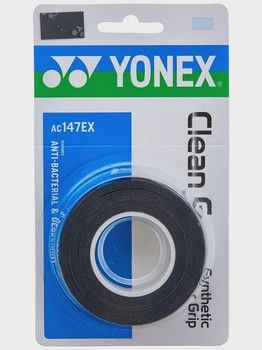 Yonex Clean Grap Overgrip 3 Pack Cool Black