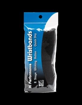 Tourna High Performance Single Wristband Black