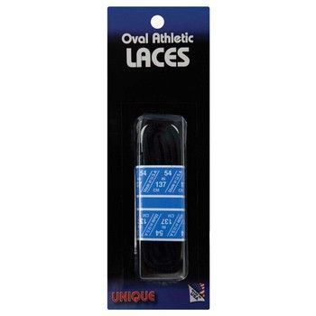 Tourna Oval Athletic Laces 45&quot; Black