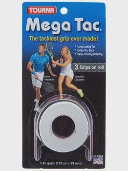 Tourna Mega Tac 3 Pack - White