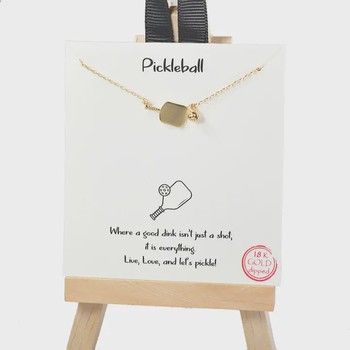 Pickleball Paddle Necklace