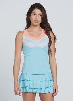 Women's Lucky in Love Club Racerback with Bra