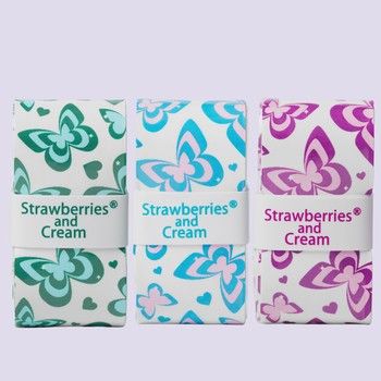 Strawberries and Cream Becoming Collection All Racquet 3 Grip Set