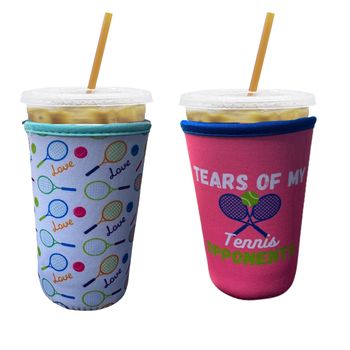 Born to Rally Tennis Ice Coffee Sleeve