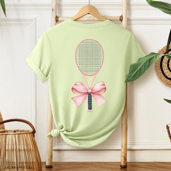 I Serve Like a Girl Tennis Bow T-Shirt