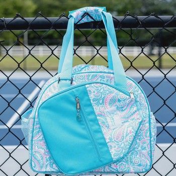 Born To Rally Pickleball Bag Paisley Print