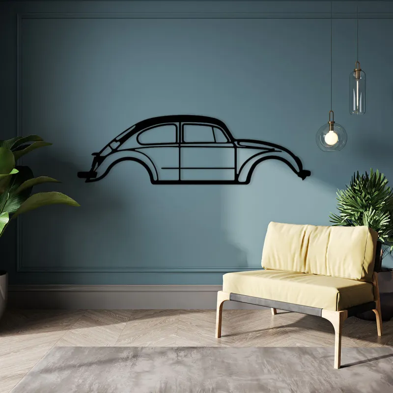 Metal Wall Art Beetle Classic