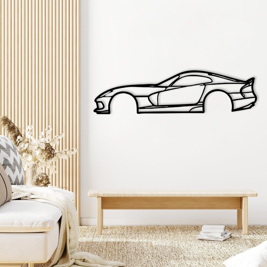 Metal Wall Art Dodge Viper
