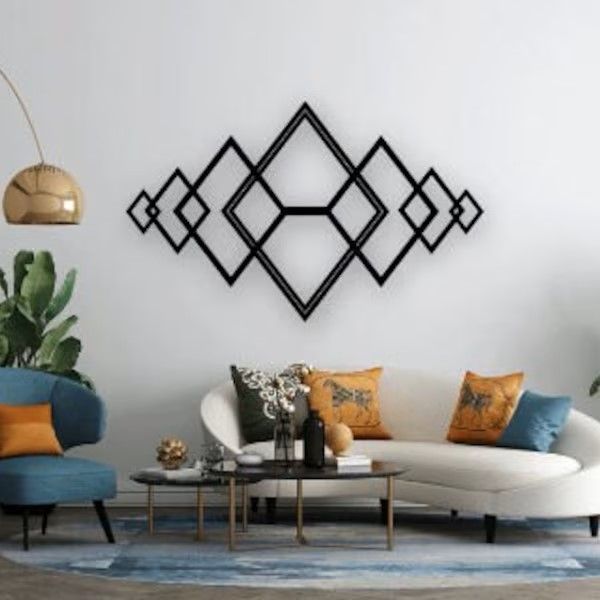 Metal Wall Art Damont Shapes